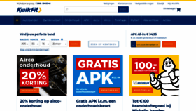 What Kwik-fit.nl website looked like in 2020 (3 years ago)