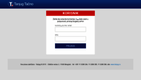 What Korisnik.tanjug.rs website looked like in 2020 (3 years ago)