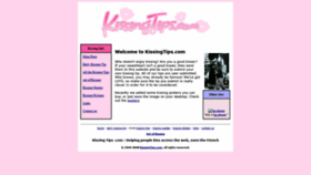 What Kissingtips.com website looked like in 2020 (3 years ago)