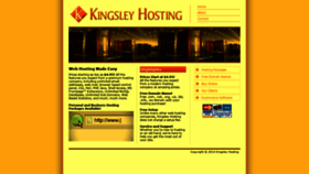 What Kingsleyhosting.com website looked like in 2020 (3 years ago)