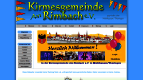 What Kirmesgemeinde-rimbach.de website looked like in 2020 (3 years ago)