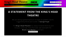 What Kingsheadtheatre.com website looked like in 2020 (3 years ago)