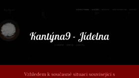 What Kantyna9.cz website looked like in 2020 (3 years ago)