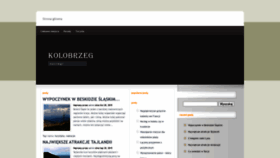 What Kolobrzegnoclegi.pl website looked like in 2020 (3 years ago)