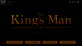 What Kingsmanmovie.com website looked like in 2020 (3 years ago)