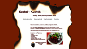 What Kuchar-kuchtik.cz website looked like in 2020 (3 years ago)