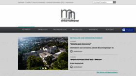 What Kliniken-hochfranken.de website looked like in 2020 (3 years ago)