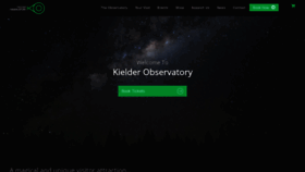 What Kielderobservatory.org website looked like in 2020 (3 years ago)