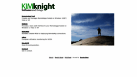 What Kimknight.net website looked like in 2020 (3 years ago)