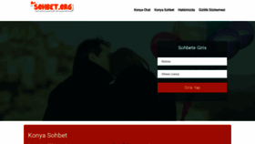 What Konyasohbet.org website looked like in 2020 (3 years ago)