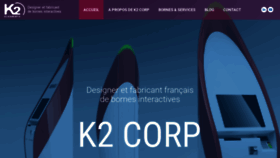 What K2-corp.com website looked like in 2020 (3 years ago)