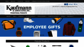 What Kaufmanninc.com website looked like in 2020 (3 years ago)