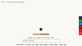 What Kickass-torrents.xyz website looked like in 2020 (3 years ago)