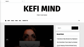 What Kefimind.com website looked like in 2020 (3 years ago)