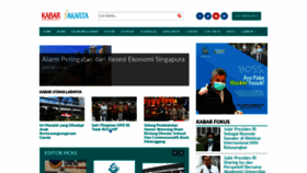 What Kabarjakarta.com website looked like in 2020 (3 years ago)