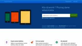 What Kto-to-dzwonil.pl website looked like in 2020 (3 years ago)