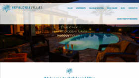 What Kefalonia-villas.com website looked like in 2020 (3 years ago)