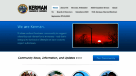 What Kermanchamber.org website looked like in 2020 (3 years ago)