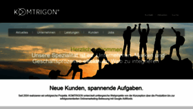 What Komtrigon.de website looked like in 2020 (3 years ago)