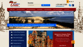 What Klaipedatours.de website looked like in 2020 (3 years ago)