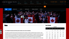 What Kanadatreff.com website looked like in 2020 (3 years ago)