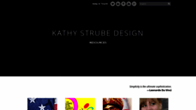 What Kathystrube.com website looked like in 2020 (3 years ago)