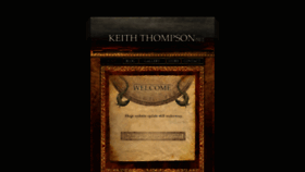 What Keiththompsonart.com website looked like in 2020 (3 years ago)