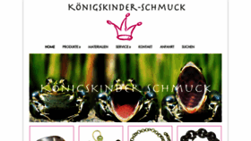 What Koenigskinder-schmuck.com website looked like in 2020 (3 years ago)
