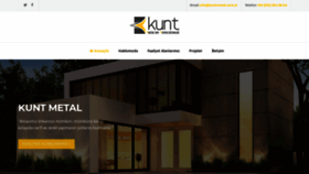 What Kuntmetal.com.tr website looked like in 2020 (3 years ago)