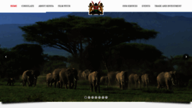 What Kenyaconsulatela.com website looked like in 2020 (3 years ago)