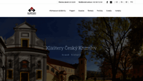 What Klasteryck.cz website looked like in 2020 (3 years ago)