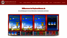 What Keyboardlernen.de website looked like in 2020 (3 years ago)