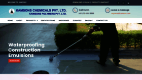 What Kamsons.com website looked like in 2020 (5 years ago)