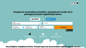What Kompas.hr website looked like in 2020 (3 years ago)