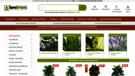 What Kunstpflanzenshop.de website looked like in 2020 (3 years ago)