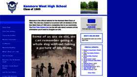 What Kenmorewest65.com website looked like in 2020 (3 years ago)