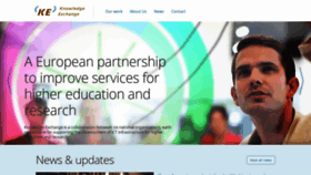 What Knowledge-exchange.info website looked like in 2020 (4 years ago)