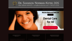 What Kotreannarbordentist.com website looked like in 2020 (3 years ago)