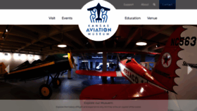 What Kansasaviationmuseum.org website looked like in 2020 (3 years ago)
