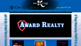 What Kwiksignletters.com website looked like in 2020 (3 years ago)