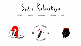 What Kolovskaya.com website looked like in 2020 (3 years ago)