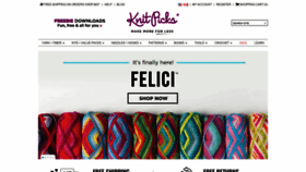 What Knitpicks.com website looked like in 2020 (3 years ago)