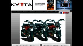 What Kyota.fr website looked like in 2020 (3 years ago)