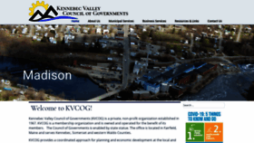 What Kvcog.org website looked like in 2020 (3 years ago)