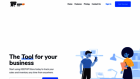 What Keepup.store website looked like in 2020 (3 years ago)