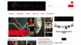 What Katielara.com website looked like in 2020 (3 years ago)