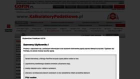 What Kalkulatorypodatkowe.pl website looked like in 2020 (3 years ago)