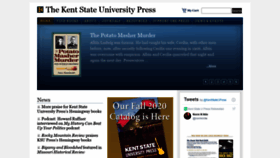 What Kentstateuniversitypress.com website looked like in 2020 (3 years ago)