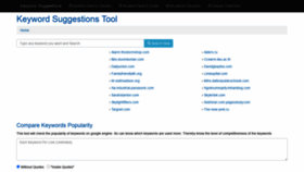 What Keyword-suggest-tool.com website looked like in 2020 (3 years ago)