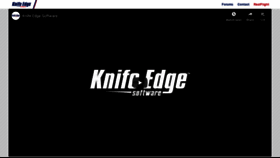 What Knifeedge.com website looked like in 2020 (3 years ago)